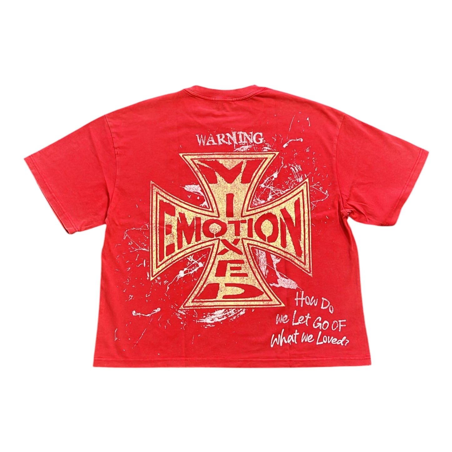 Mixed Emotion Crimson Tee
