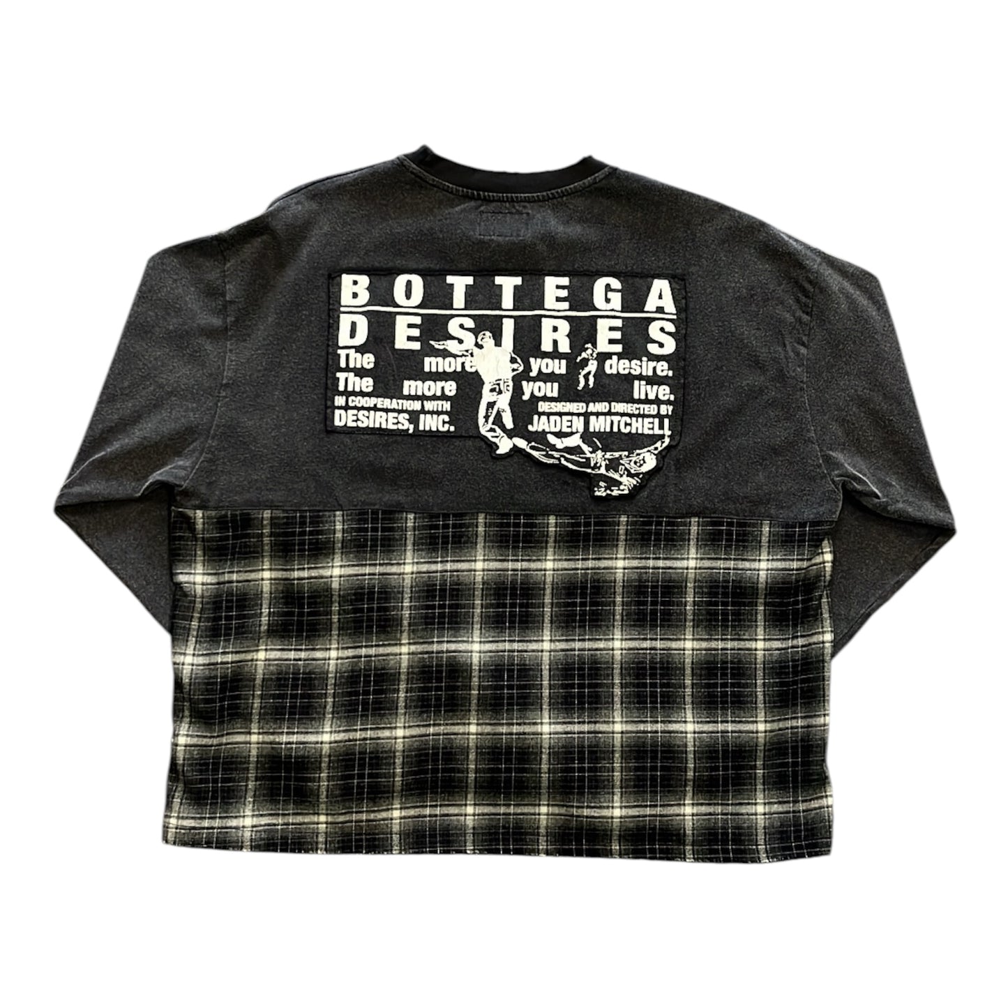 Bottega Desires Hybrid Flannel T-Shirt