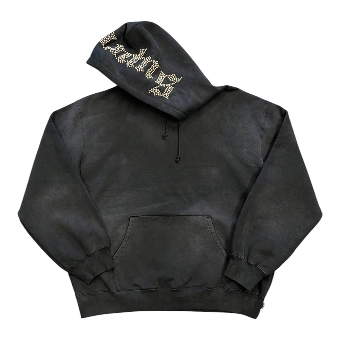 Supreme Overdyed Studded Hooded Sweatshirt