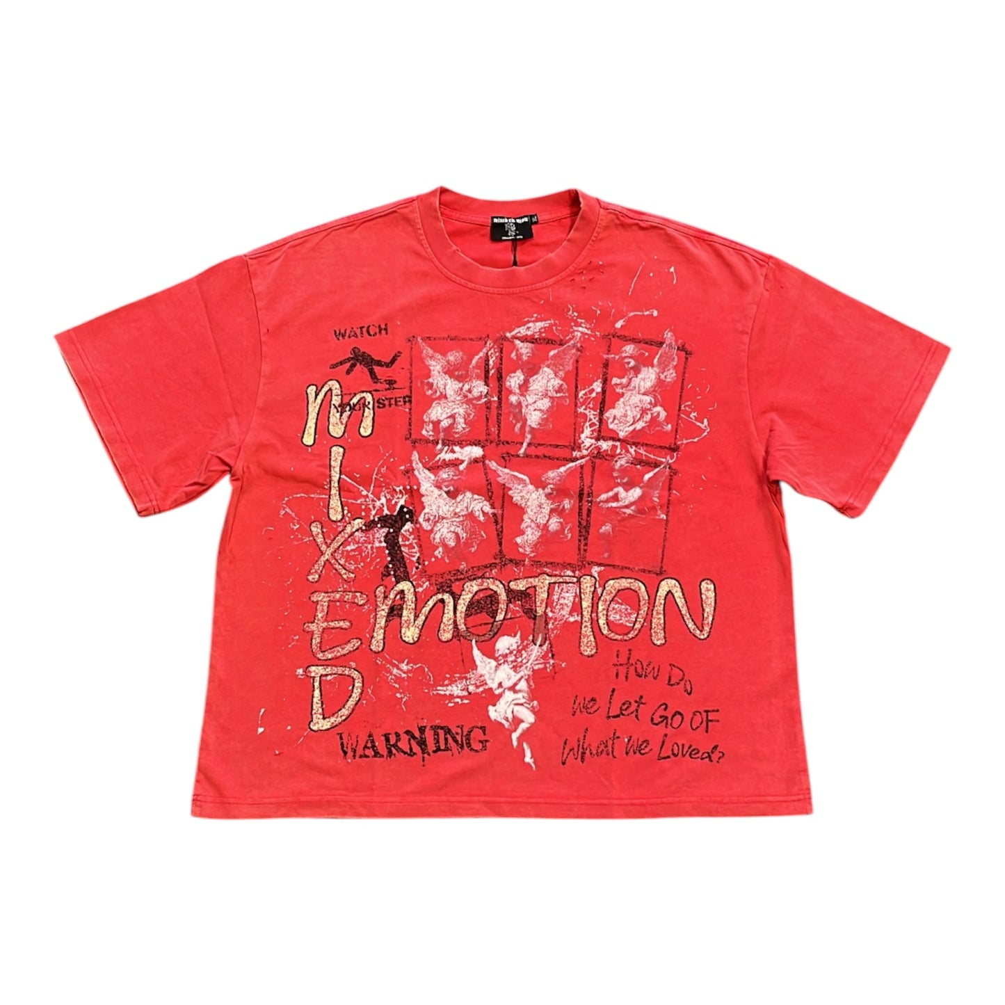 Mixed Emotion Crimson Tee