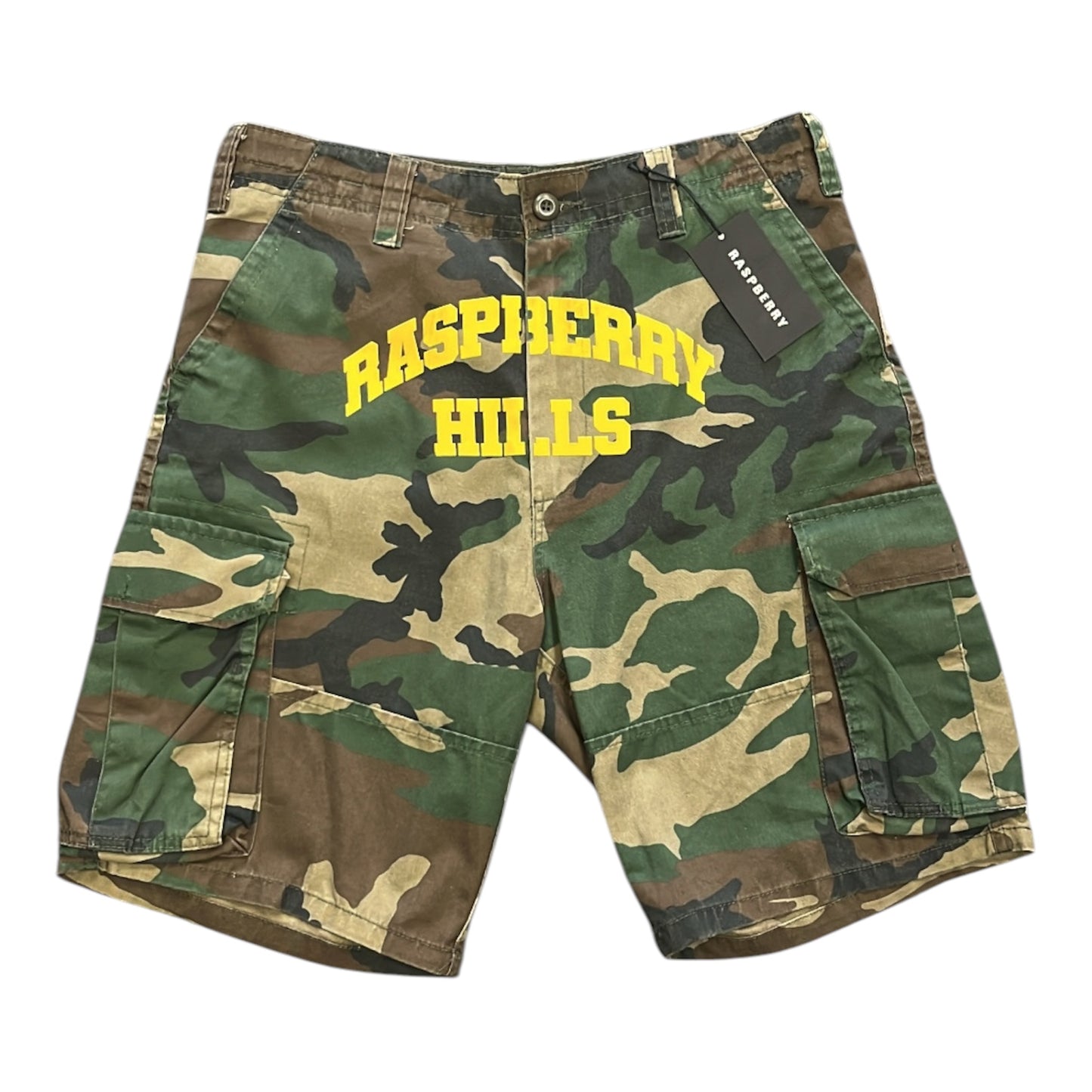 Raspberry Hills Camo Cargo Shorts