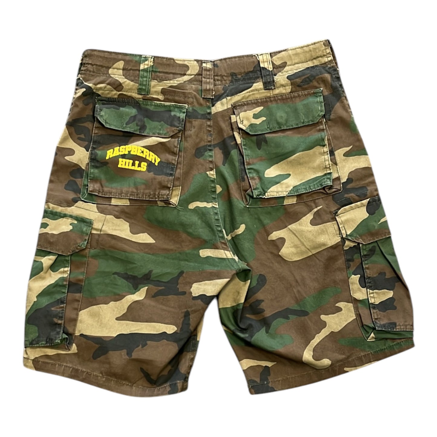 Raspberry Hills Camo Cargo Shorts