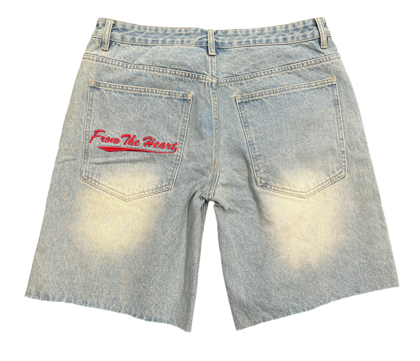 From The Heart NBA Patch Jorts