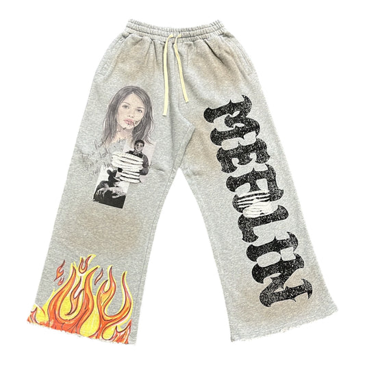 Merlin Dirty Flame Sweatpants