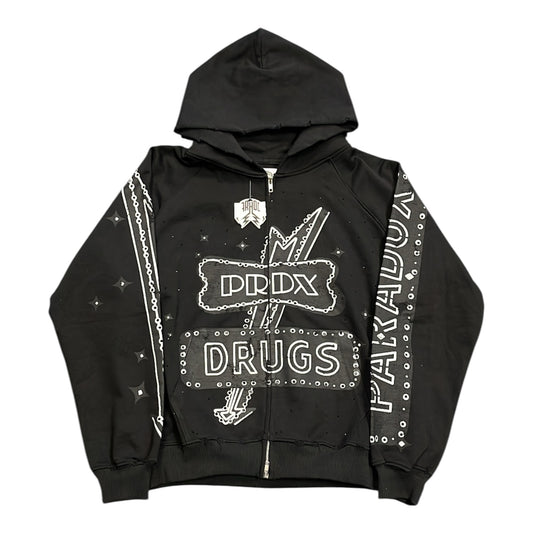 Paradox Drugs Zip Up Sweatshirt