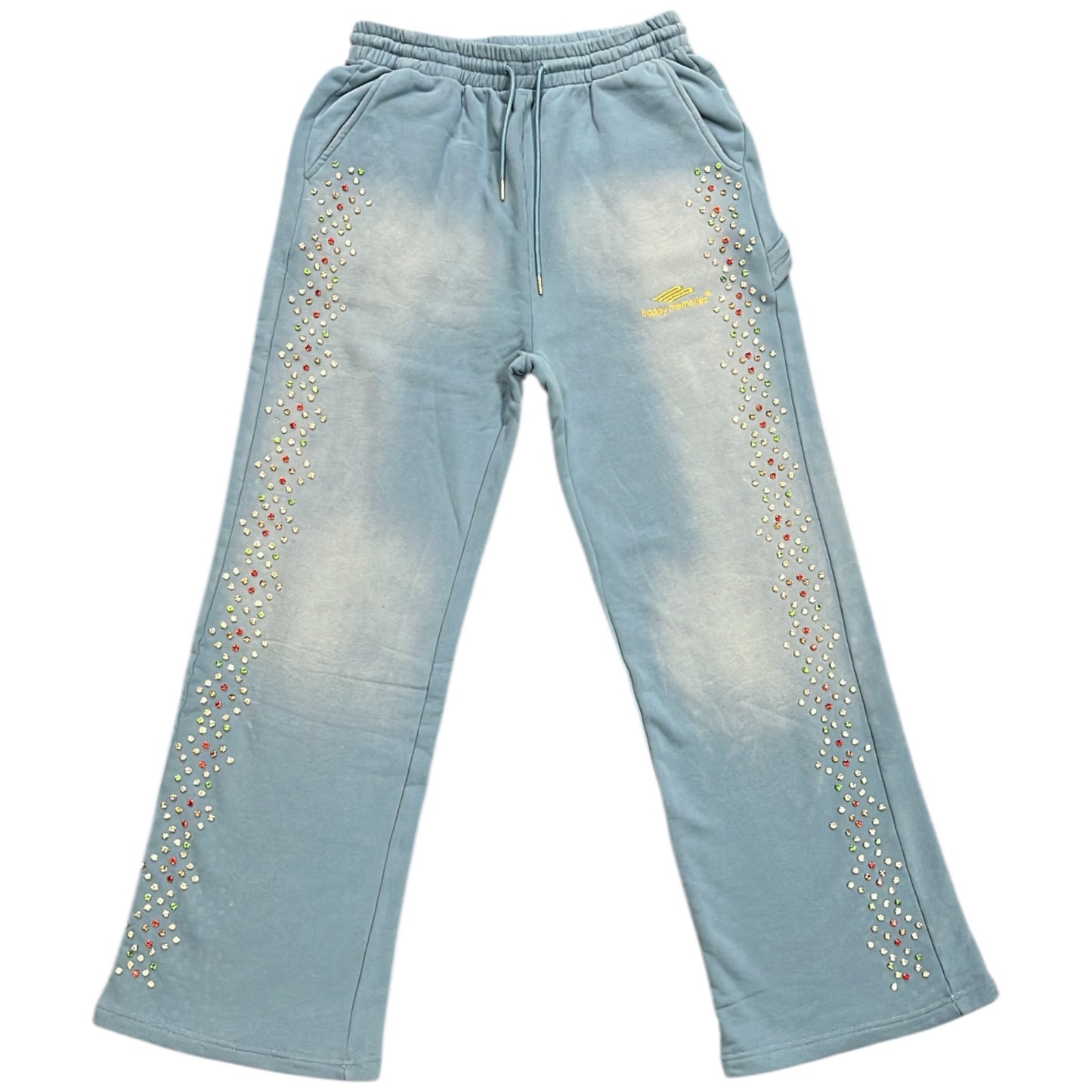 Happy Memories Don’t Die Crystal Studded Sweatpants