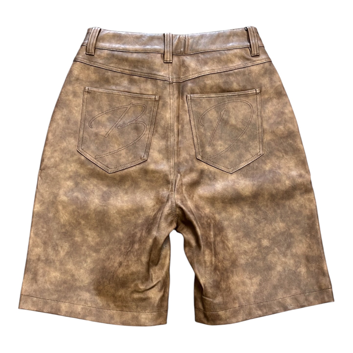 Bottega Desires Leather Shorts