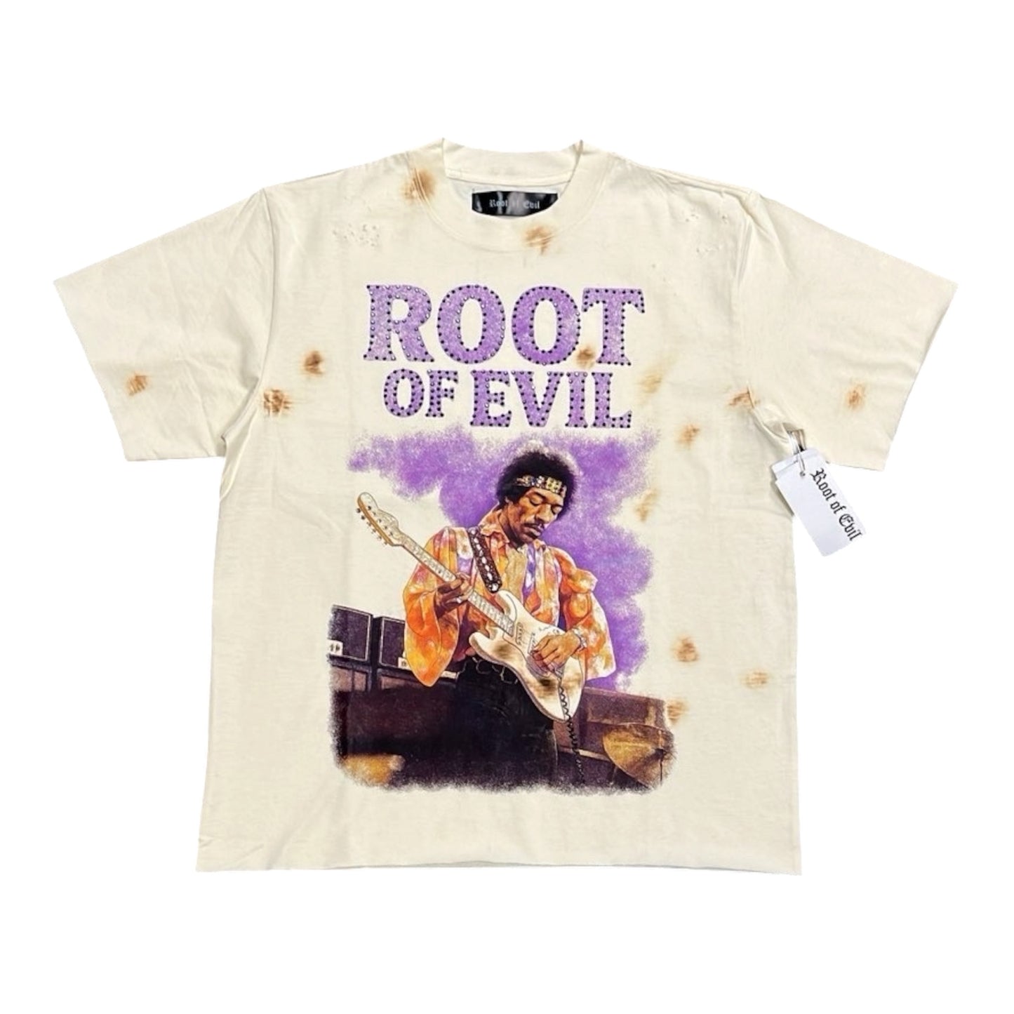 Root Of Evil Purple Pain Tee