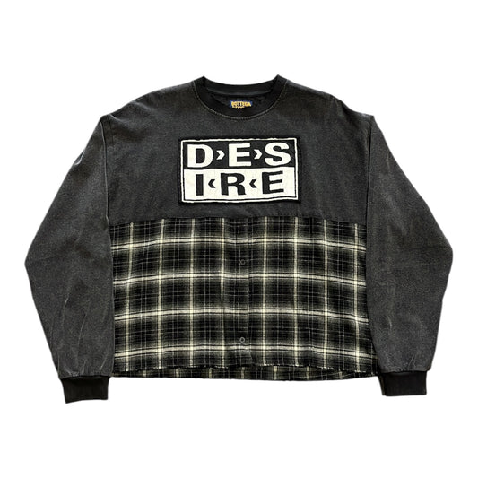 Bottega Desires Hybrid Flannel T-Shirt