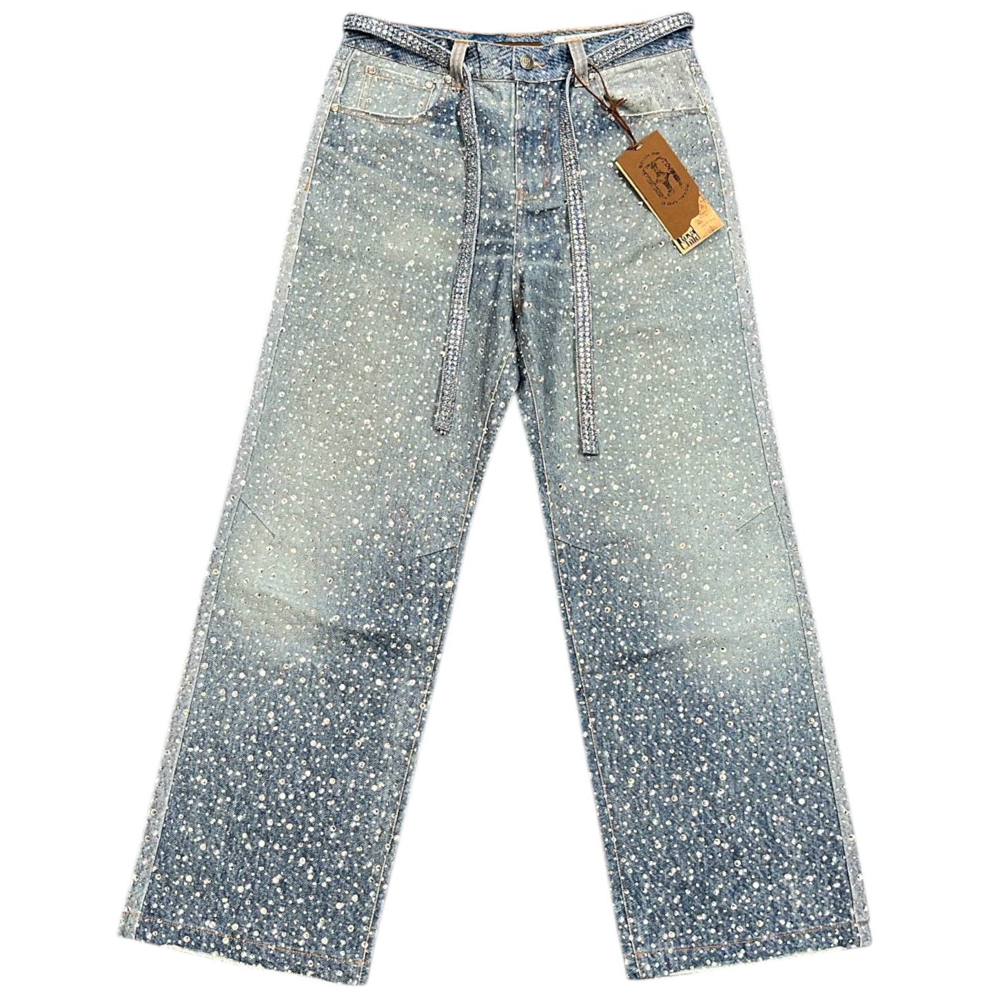 Birth of Royal Child Washed Swarvoski Diamond Jeans