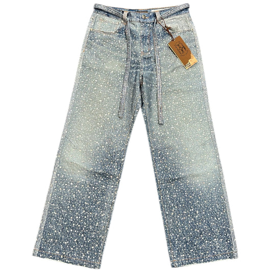 Birth of Royal Child Washed Swarvoski Diamond Jeans