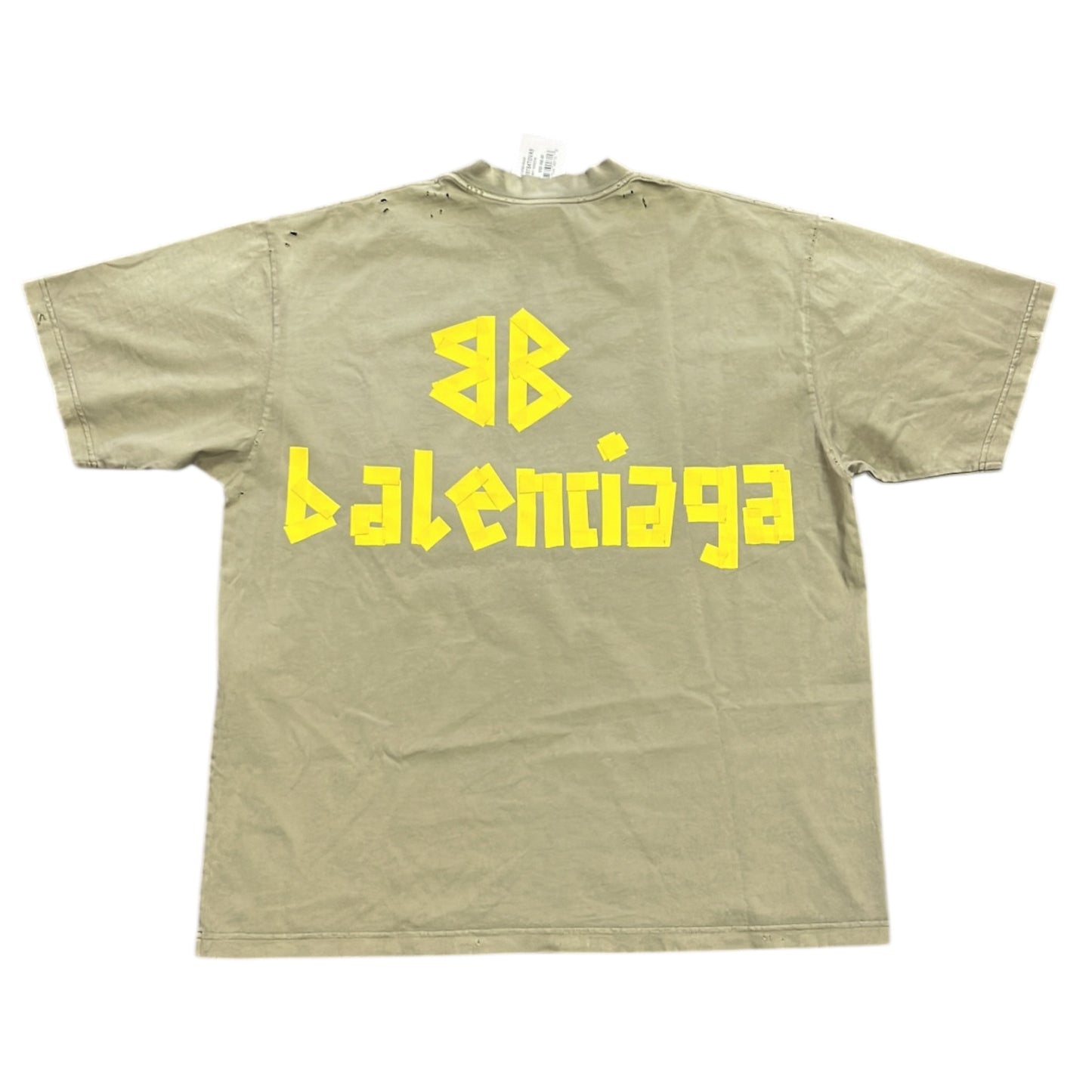 Balenciaga Tova9 Vintage Tape Logo Tee