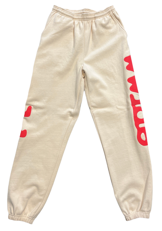 Sp5der Beluga Crème Sweatpants